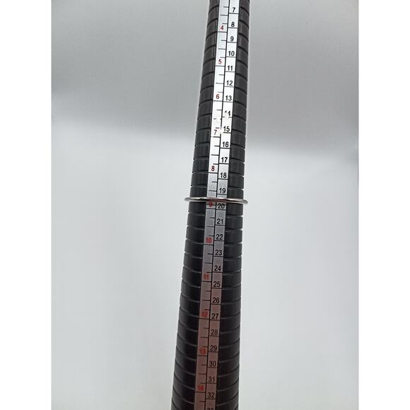 New Sterling Silver Flower Ring Size 9 Stamped 925 CZ Cubic Zirconia - Picture 3 of 4